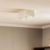 B-Ware Argon Ronda Deckenstrahler Spotleuchte Weiß Beleuchtung Zweiflammig Lampen