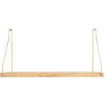 B-Ware Frama Shelf Regal Wandregal Schlüsselbrett Regalbrett 40 X 20 Cm Eiche / Messing