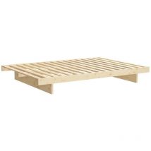 B-Ware Karup Design Bett Schlafmöbel Holzbett Kiefer Natur 140 X 200 Cm Schlafplatz