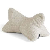 Mokebo Lesekissen Nackenkissen Leseknochen Bouclé Kissen Teddystoff Natur Beige