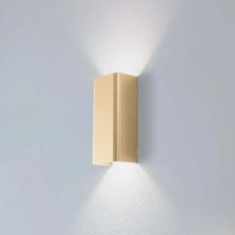 B-Ware Nowodvorski Lighting Wandleuchte Wandlampe Bergen Gold Aluminium Leuchte