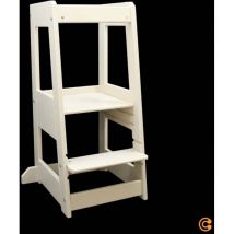 [neuwertig] B-ware Ti Ssi Lernturm Lernstuhl Felix Turm Buche Massiv Cashmere Mitwachsend 89 Cm129