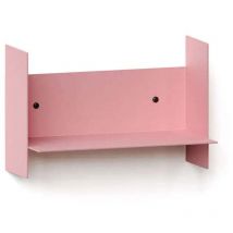 B-Ware Tip Toe Pli Wandregal Regal Bücherregal Rosa 15x30cm Stahlblech Pulverbeschichtet