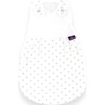 B-Ware Träumeland Schlafsack Babyschlafsack Liebmich Sternchen Grau 68/74