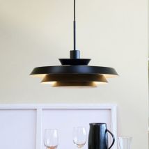 [NEUWERTIG] Dyberg Larsen Hängelampe Dl44 Schwarz Metall ø 45 Cm Deckenlampe Lampe Leuchte B-Ware