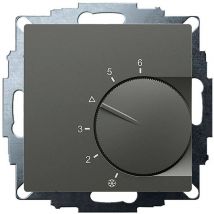 Eberle - neuwertig] 191810224302 Ute 1002 Anthrazit 55 Raumthermostat Temperaturregler B-Ware