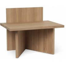 Neuwertig] Ferm Living Oblique Hocker Ablage Dekohocker Beistellhocker Eiche Matt Lackiert B-Ware