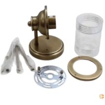 Kichler Bad Wandleuchte Lampe Ashland Bay Messing Einflammig Badezimmer B-Ware