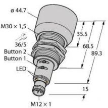 Turck 1610049 Ultraschall-Reflexionstaster Industrie-Ultraschall Schalter Sensor
