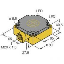 Turck Induktiver Sensor Bündig Näherungssensor Sensor Elektrik Initiator Klemme B-Ware