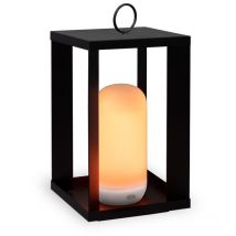 Licht-trend - siroco 30 cm de altura. Lámpara decorativa inalámbrica para interior y exterior. Luz led recargable por usb. Hecho en España
