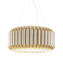Linea Zero - New Gold Aufhängung aus verchromtem Metall Cm. 60 x 31 Std