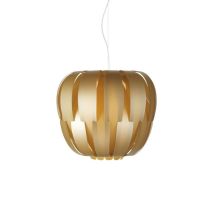 Linea Zero - New Gold Suspension En Métal Chromé Cm. 42x32h