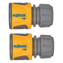 Hozelock - Standard Soft Touch Hose End Connector Twin Pack
