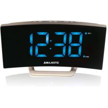 Réveil numérique – Noir – 171 mm x 40 mm x 87 mm – Alimentation électrique, Largeur, Longueur, Couleur de la lumière, Hauteur, Poids