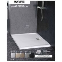 Novellini - New olimpic piatto doccia acrilico 120x80 h4,5 bianco codice prod: OLN120804-30