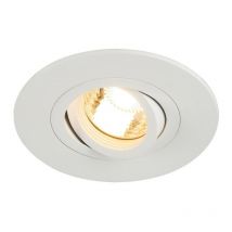 New tria 78 xl rond GU10 encastré blanc mat max. 50W clips ressorts (113441)
