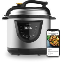 Cuiseur Programmable Noir Newlux Chef Pot V110 6l, 1000w, Programmable 24h, Système De Duopression