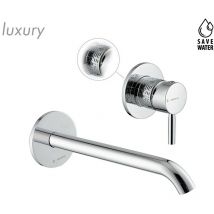 Blink Luxury Gruppo lavabo a parete [bocca lunga] - 70930 - Newform