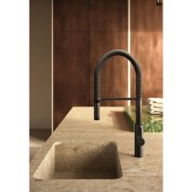 Newform - Libera Miscelatore lavello a doppio getto nero opaco- 63930.01.093