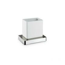 X Sense Bicchiere da appoggio [ceramica bianca] - 62955 - Newform