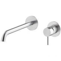 X - Steel gruppo lavabo a parete 69630EX + 27852. - Newform