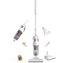 NEWLUX Aspirateur balai filaire V900 2en1 (800W) avec accessoire pour animaux Blanc