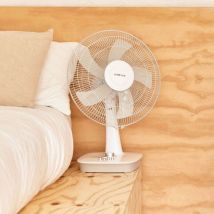 Newlux - Ventilateur de bureau Desk W500 avec 5 pales (ø 40 cm) Blanc