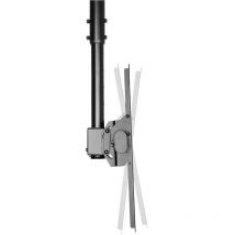 Newstar - Neomounts NM-C440BLACK Support tv pour plafond 81,3 cm (32) - 152,4 cm (60) inclinable + pivotant C693841