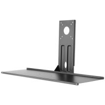 Newstar – KEYB-V200BLACK – Support clavier/souris ergonomique – Acier noir – Compatibilité VESA 75x75 mm et 100x100 mm