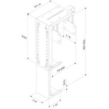 Neomounts Supporto per PC desktop de