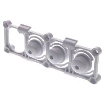 Newtec, Bouton Lave-linge Poussoir Blanc (lot De 3 + Support) Zephyrus