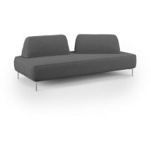 Divani.store - Newton Canapé modulable avec dossier amovibles T07 167 cm anthracite
