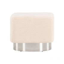 Newton Pouf offwhite.