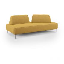 Newton Sofá modular con respaldos removibles 212 cm Amarillo