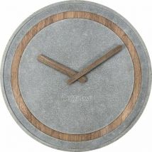 3211 horloge de horloge de table ou murale de quartz Circle Brown, Grey - Nextime