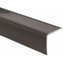 Seuil d'escalier Integral K212 Forme: l 30 x 20 mm Longueur: 100 cm Pré-percé Bronze