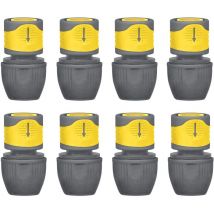 Lots de 8 Raccord D'arrosage Jardibric Raccord Rapide Universel