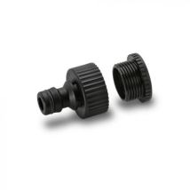 Karcher - Kärcher Home & Garden 2.645-007.0 plastique Raccord de robinet raccord enfichable, 25 mm (1) (filet. int.), 24,2 mm (3