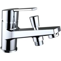 Clever - nf Smart EcoNature C2 Mezclador de bañera y ducha de un orificio sin accesorios - 65 mm - standard hidraulica - 60906C