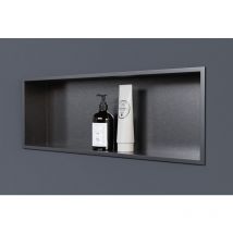 Bernstein - Nicchia da parete NT206010X in acciaio inox - 20 x 60 x 10 cm (l x h x p) - colore a scelta Gunmetal