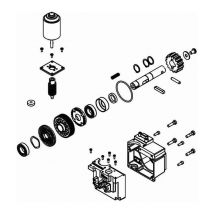 Cod. SPAMG163A00 Ric. Gruppo Motorre + Riduttore NKSL400 - Nice