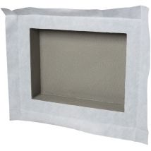 U-tile - Niche de douche à carreler - format intérieur 40 x 30 cm - 9 cm de profondeur