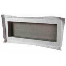 U-tile - Niche de douche à carreler - format intérieur 80 x 30 cm - 9 cm de profondeur