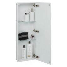 Niche à encastrer avec porte niche: 150 mm - couleur porte niche: Blanche