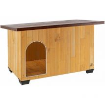 Ferplast - baita Niche pour chiens en bois de pin nordique fsc - 5 tailles. Variante baita 120 - Mesures: 140 x 85.5 x h 87 cm -