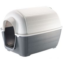 Ferplast - kenny Niche pour chiens en résine thermo-plastique - 5 tailles. Variante kenny 05 - Misure: 70 x 100.6 x h 70.5 cm - Gris