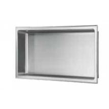 Sanitaire - Niche murale à encastrée Inox Brossé - 30x60cm