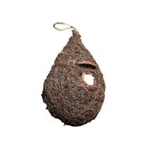 Nichoir en fil de fer avec trou d'envol