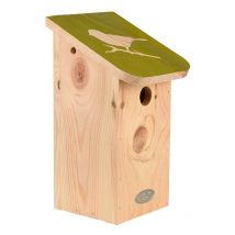 Best For Birds - Nichoir pour mésange bleue en pin pochoir